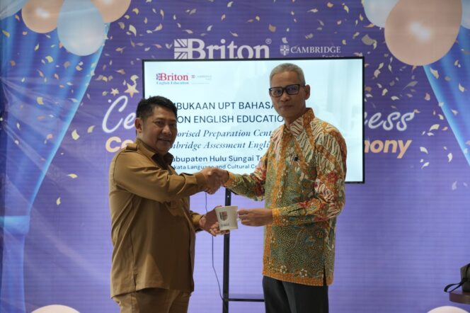
 Gandeng Briton Jakarta, Pemkab HST Siapkan UPT Bahasa Untuk Cetak Generasi Siap Bersaing Global