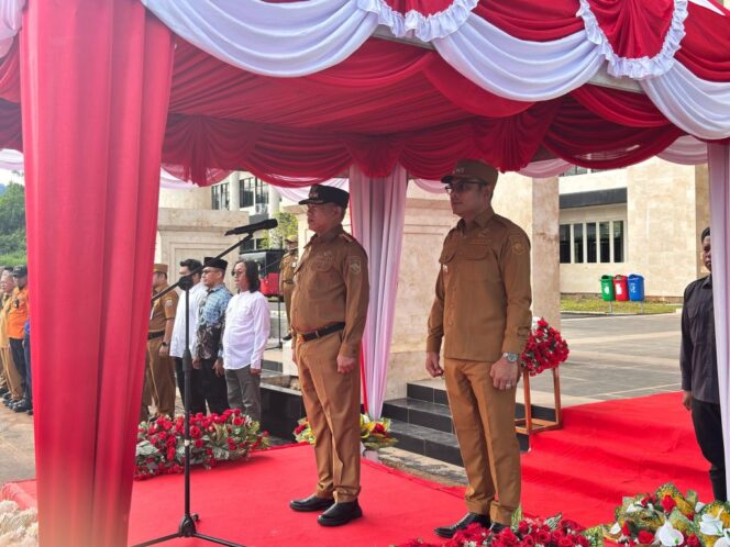 
 Pimpin Apel Gabungan, Bupati Kotabaru Tekankan Disiplin dan Semangat Baru Bangun Daerah