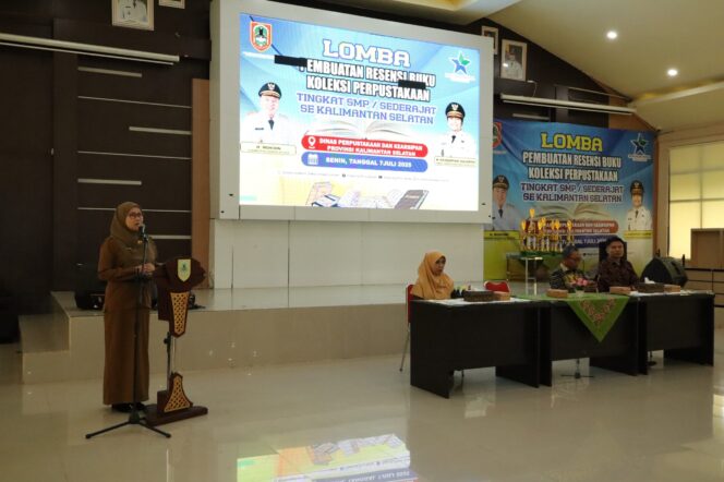 
 Tingkatkan Literasi Pelajar, Dispersip Kalsel Gelar Lomba Resensi Buku Tingkat SMP