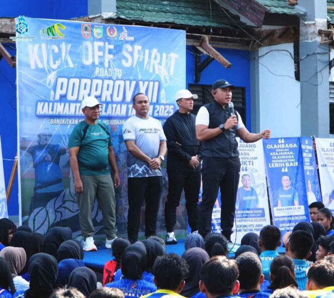 
 Bupati dan Wabup Tanah Laut Suntik Semangat Atlet Jelang Porprov XI Kalsel