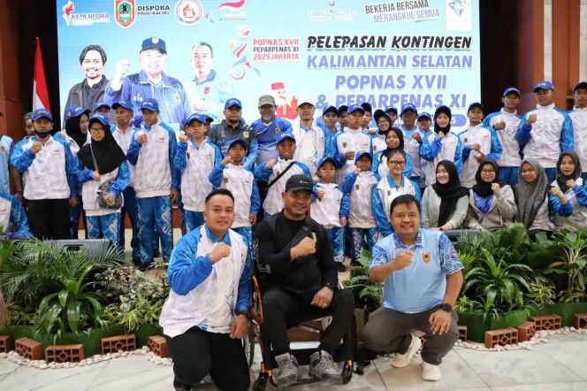 
 Kalsel Lepas 177 Atlet Pelajar Berlaga di POPNAS dan PEPARPENAS 2025