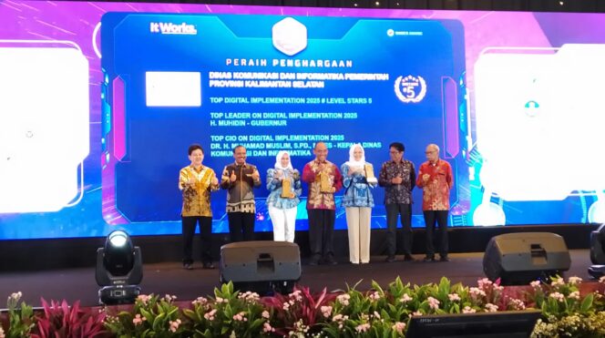 
 Kalsel Raih Predikat Tertinggi TOP DIGITAL Awards 2025