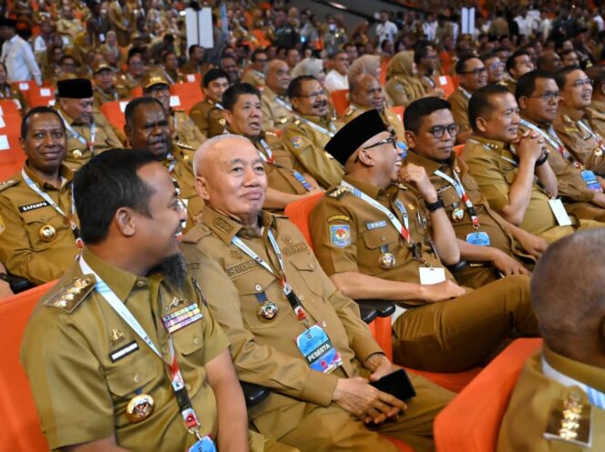 
 Gubernur dan Wagub Kalsel Ikuti Rakornas 2026, Siap Jalankan Arahan Presiden Menuju Indonesia Emas 2045
