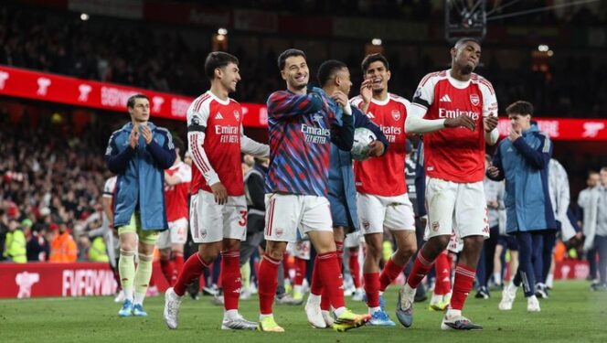
 Arsenal Selangkah Lagi Juara Liga Inggris, Nasib Ditentukan Laga Man City