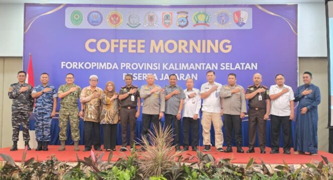 
 H. M Syarifuddin, Hadiri Coffee Morning Forum Koordinasi Pimpinan Daerah (Forkopimda)