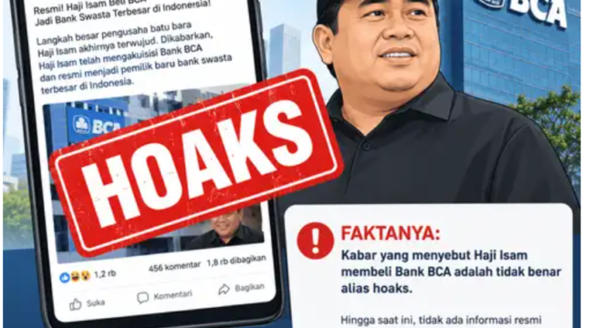 Ilustrasi---Kabar fitnah alias hoaks kembali menyerang pengusaha Haji Isam yang dikabarkan bakal mengakuisisi BCA.