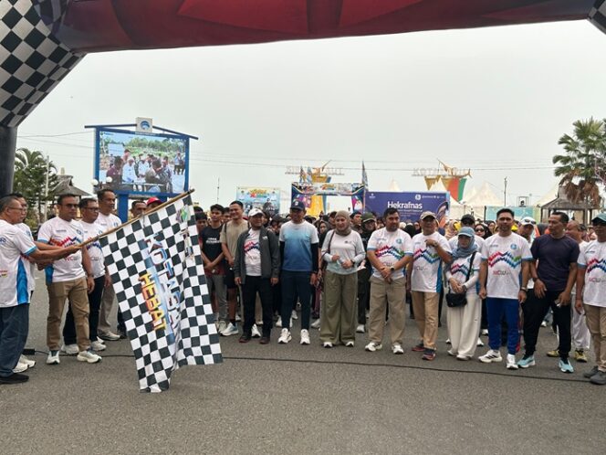 
 Trail Run Tahura Sebatung Diikuti 300 Peserta,Pemkab Kotabaru Promosikan Wisata Alam Mamake